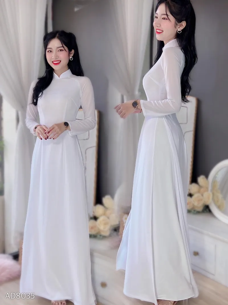 Áo dài 4 tà cưới hỏi tôn vinh ngày trọng đại