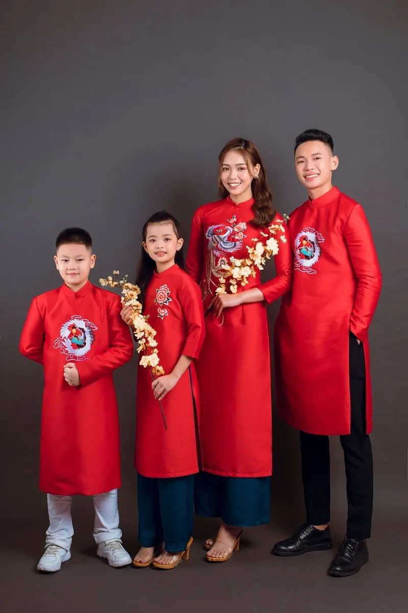 Dễ chọn dễ mặc với áo dài gia đình giá rẻ