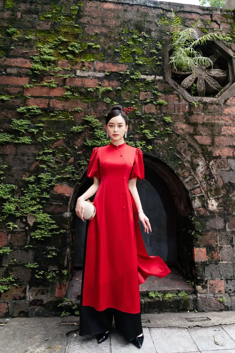 Xu hướng được yêu thích với áo dài tay phồng thiết kế mới