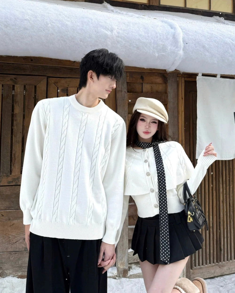 Áo len đôi cao cấp không xù giữ form dáng bền bỉ theo thời gian
