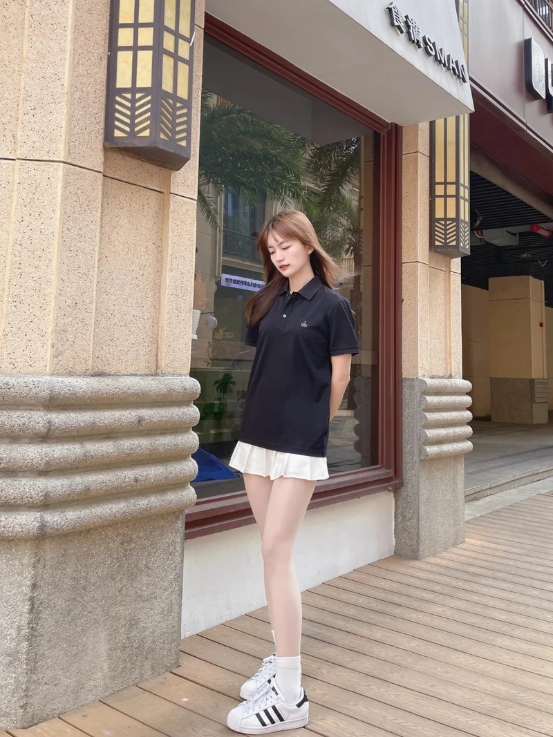 Mặc là thấy xịn với áo polo form rộng đẹp