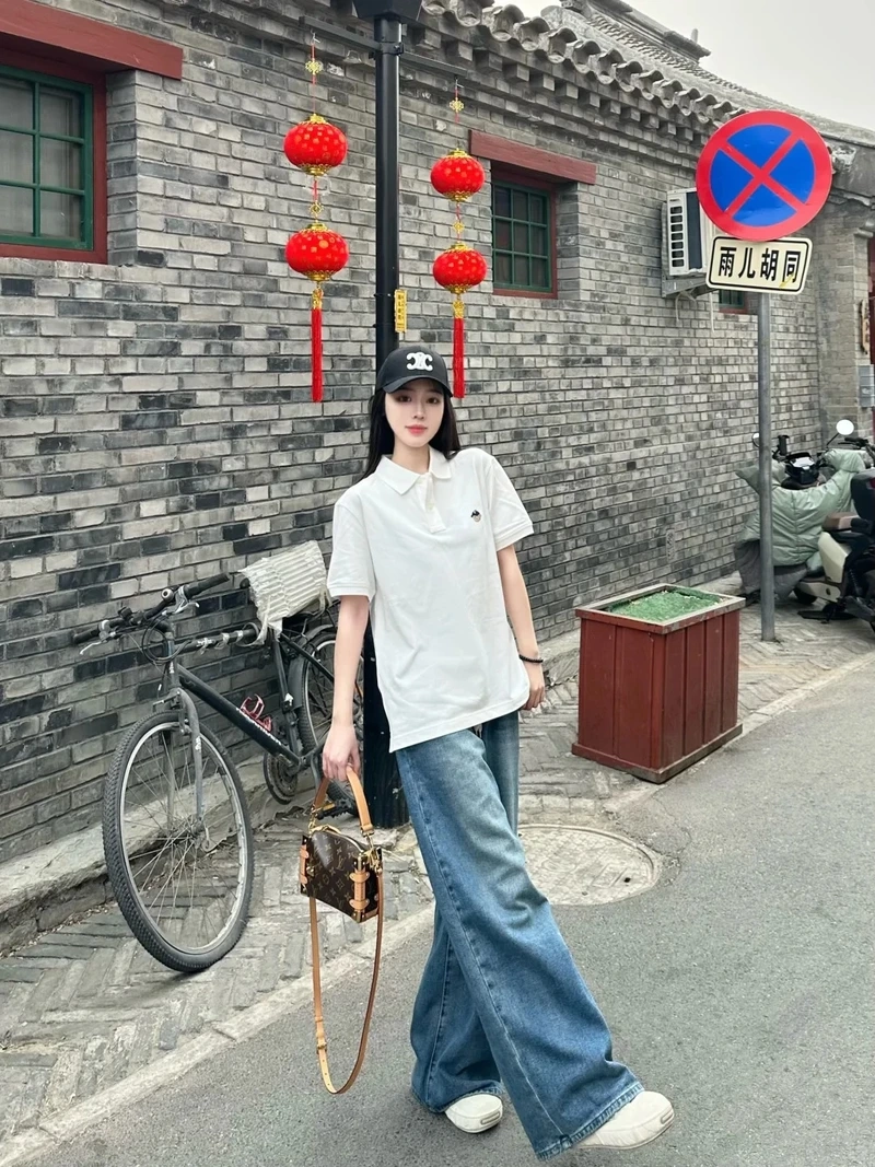 Gu mới mẻ từ áo polo form rộng hiện đại