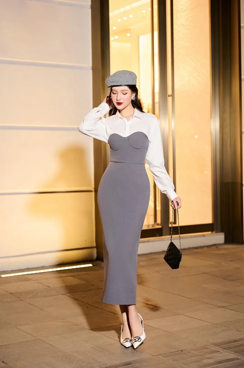 Set phối đồ công sở không bị già trẻ