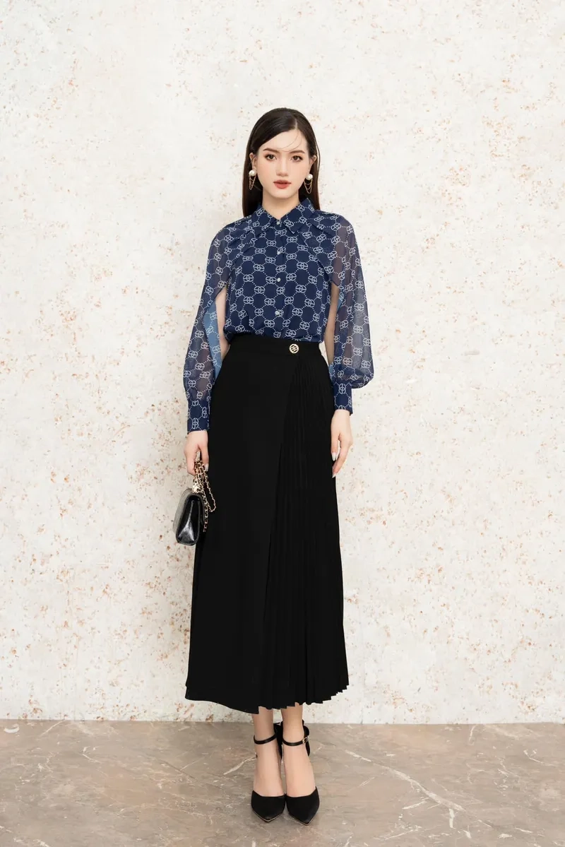 Set phối đồ công sở nữ trẻ trung xinh