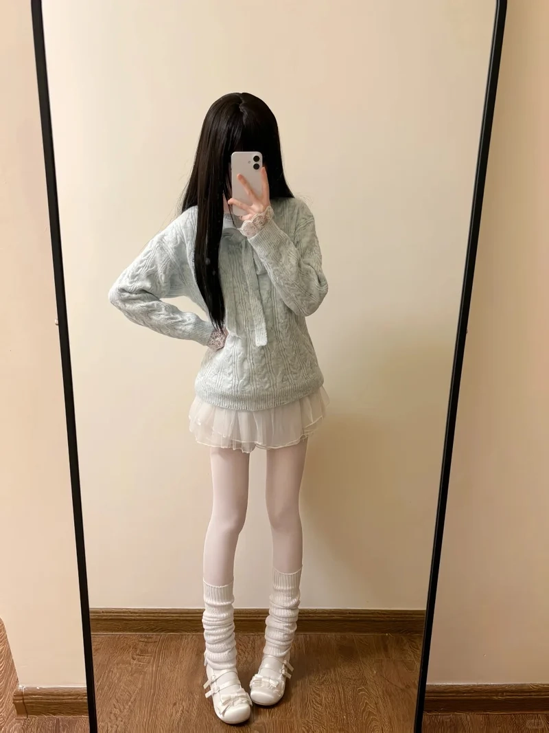 Nhìn ngọt ngào với giày búp bê mũi tròn