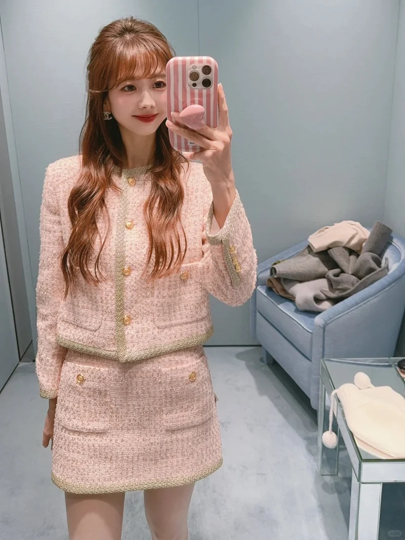 Phong cách châu Âu tinh tế với set tweed phong cách châu Âu
