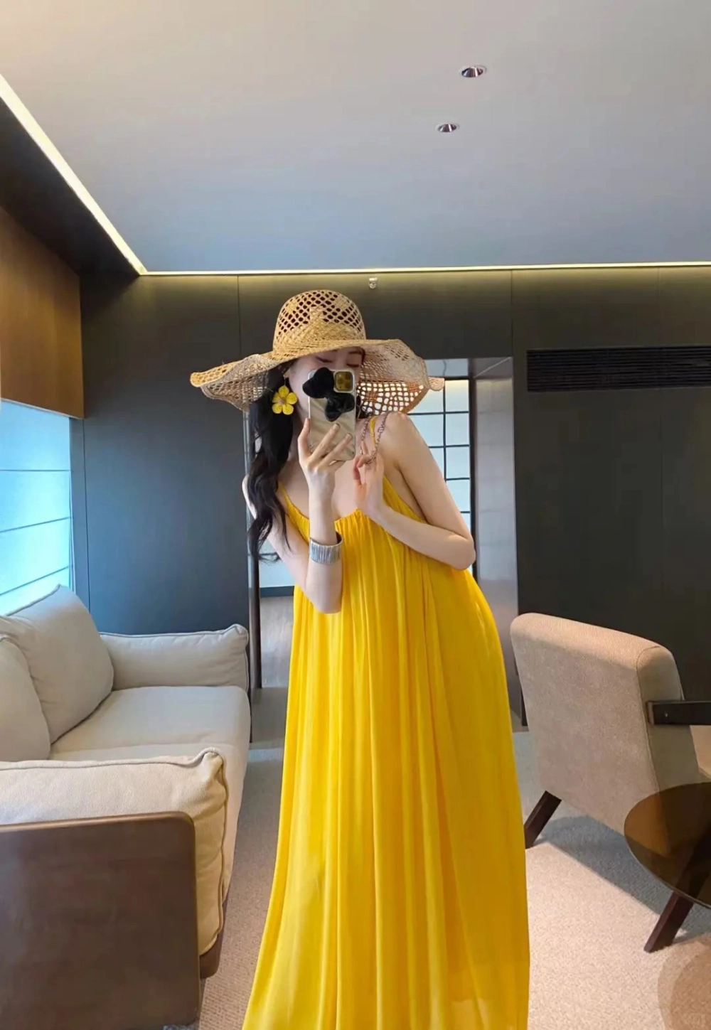 Đầm maxi du lịch nhẹ nhàng dễ phối đồ